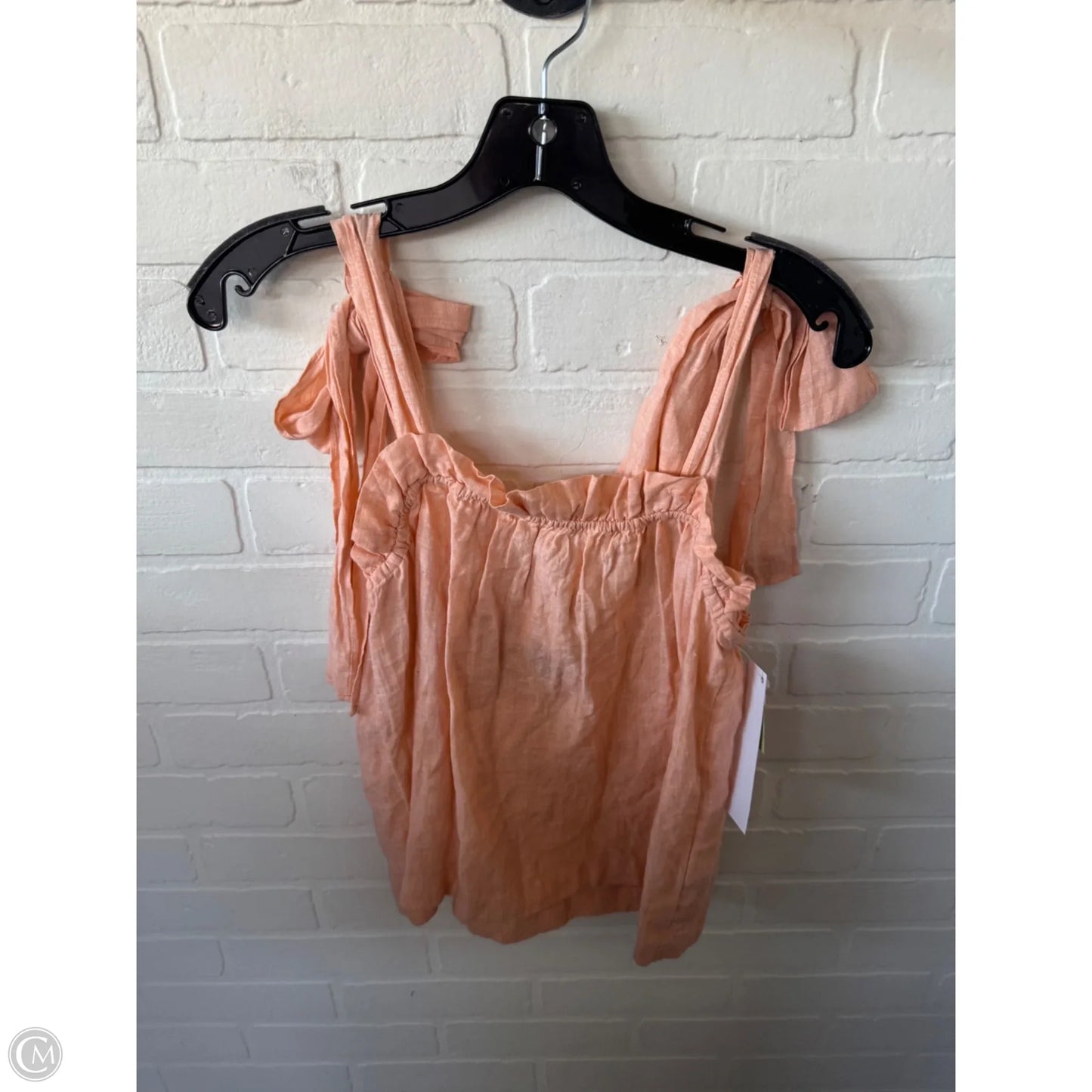 Top Sleeveless By J. Crew In Orange, Size: M