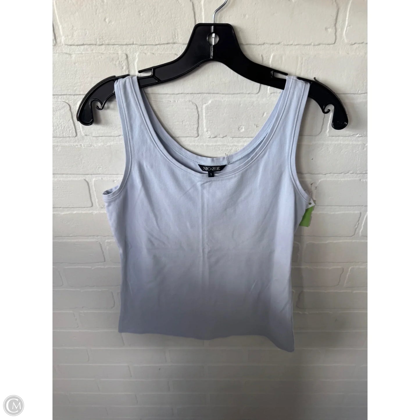 Top Sleeveless Basic By Nic + Zoe In Blue, Size: S