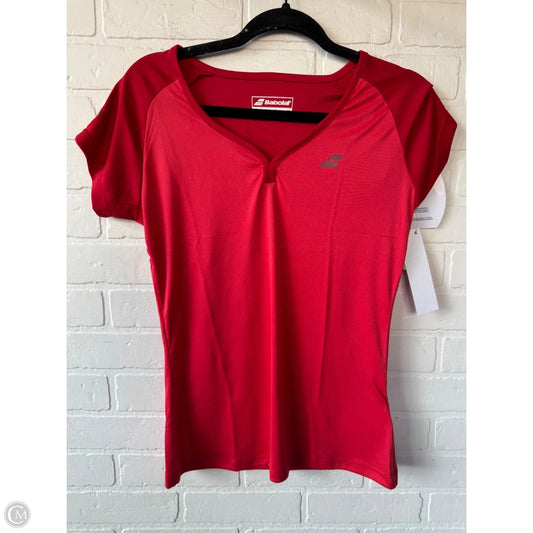 Athletic Top Short Sleeve By Clothes Mentor In Red, Size: S