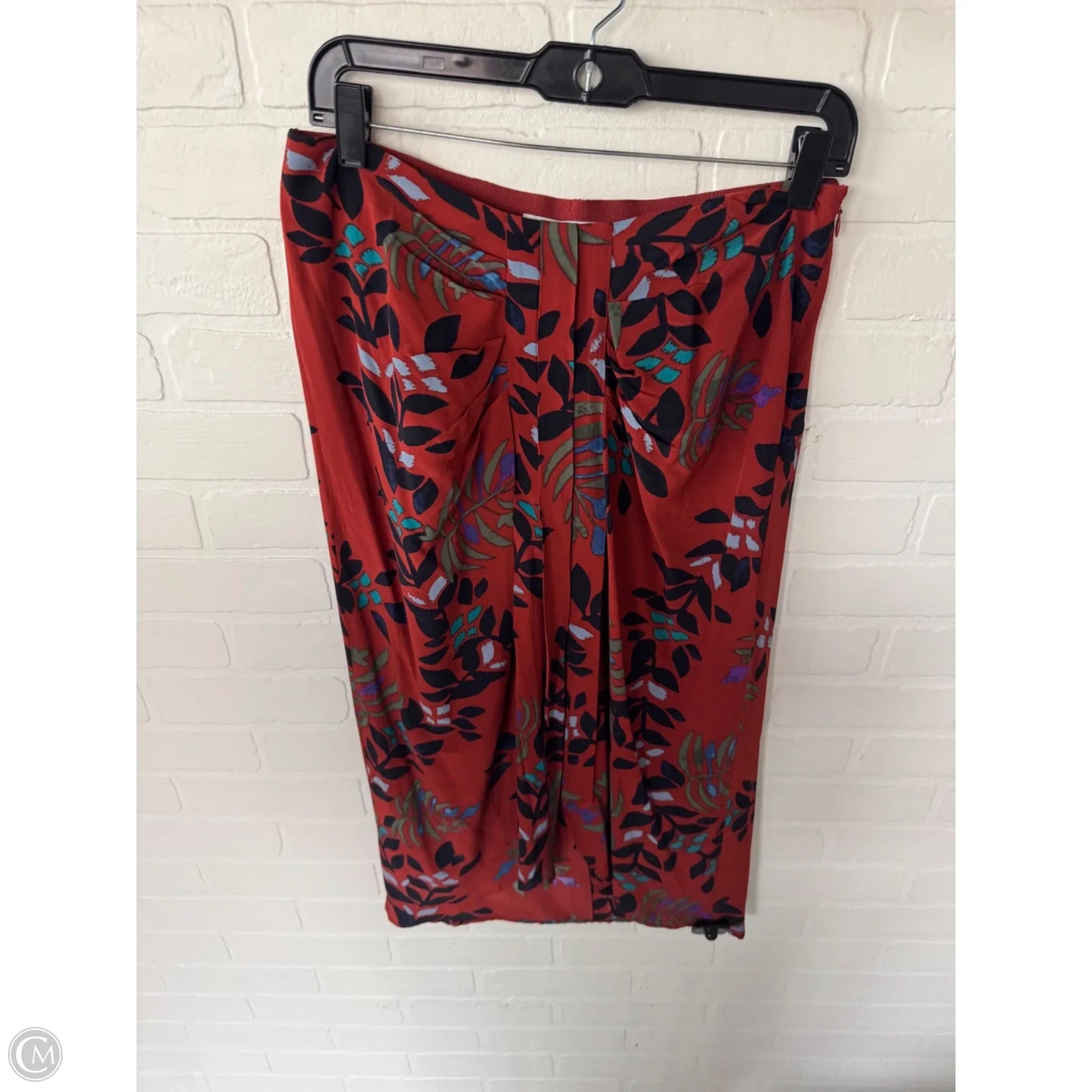 Skirt Midi By Cma In Blue & Brown, Size: 12