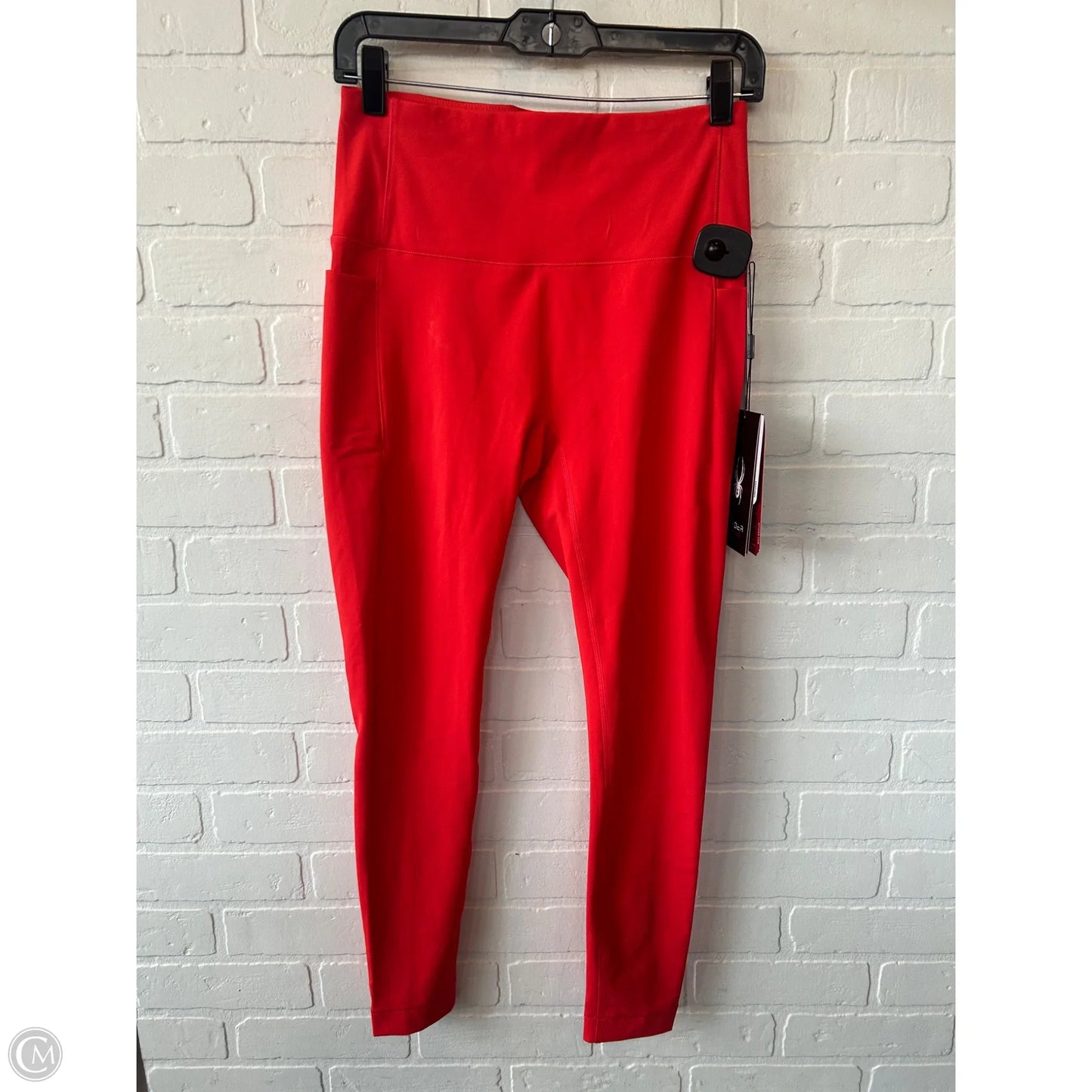 Athletic Leggings By Spyder In Red, Size: 8