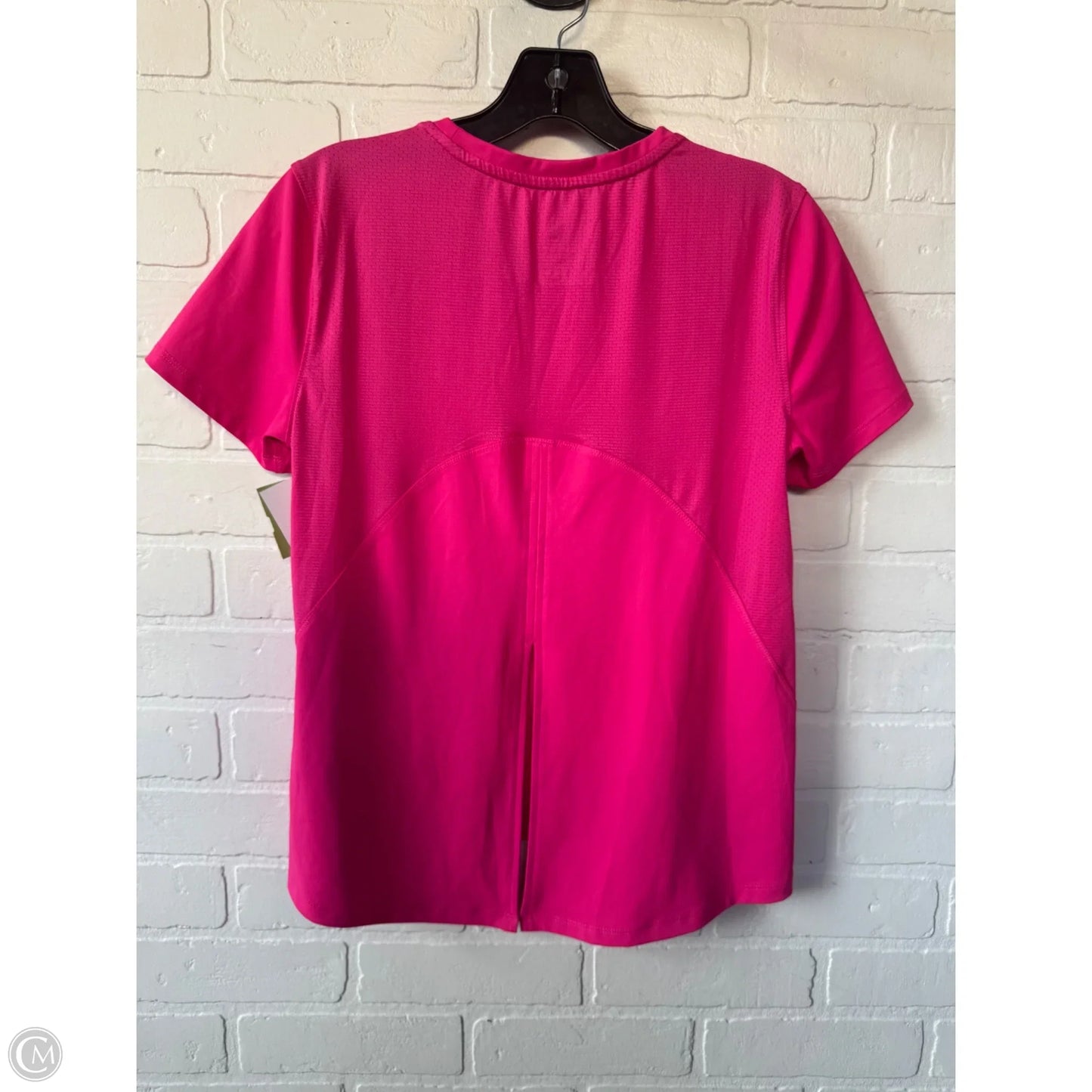 Athletic Top Short Sleeve By Spyder In Pink, Size: S