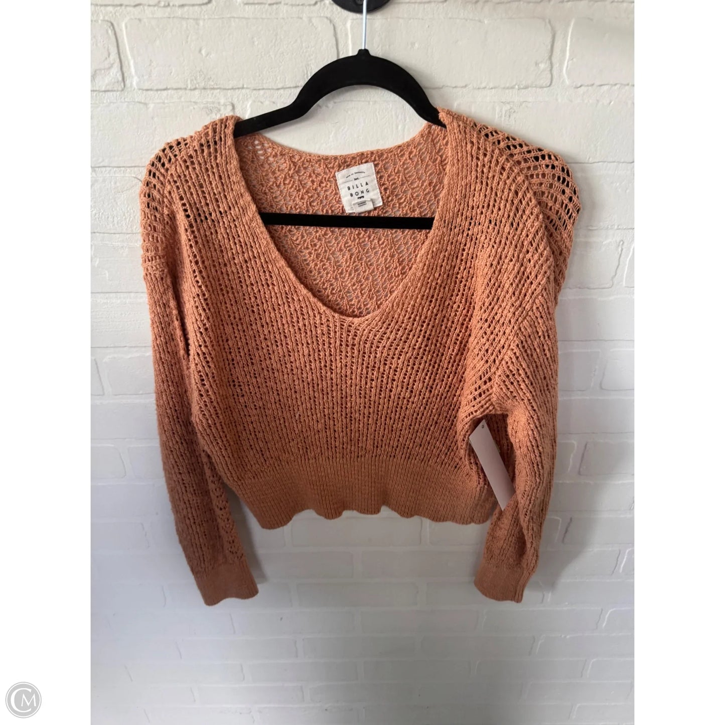 Sweater By Billabong In Orange, Size: Xs