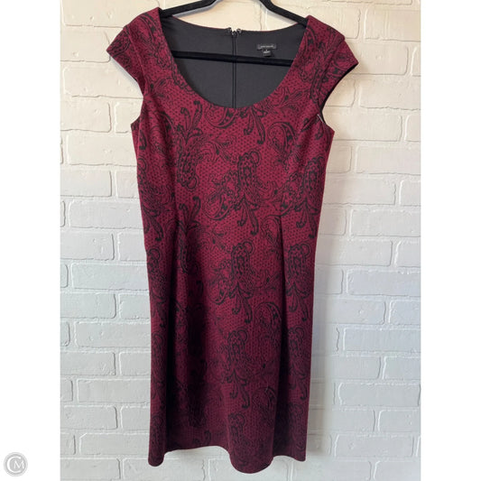Dress Work By Ann Taylor In Black & Red, Size: S