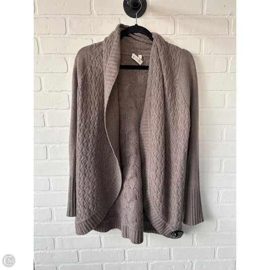 Sweater Cardigan Cashmere By Cmc In Tan, Size: S