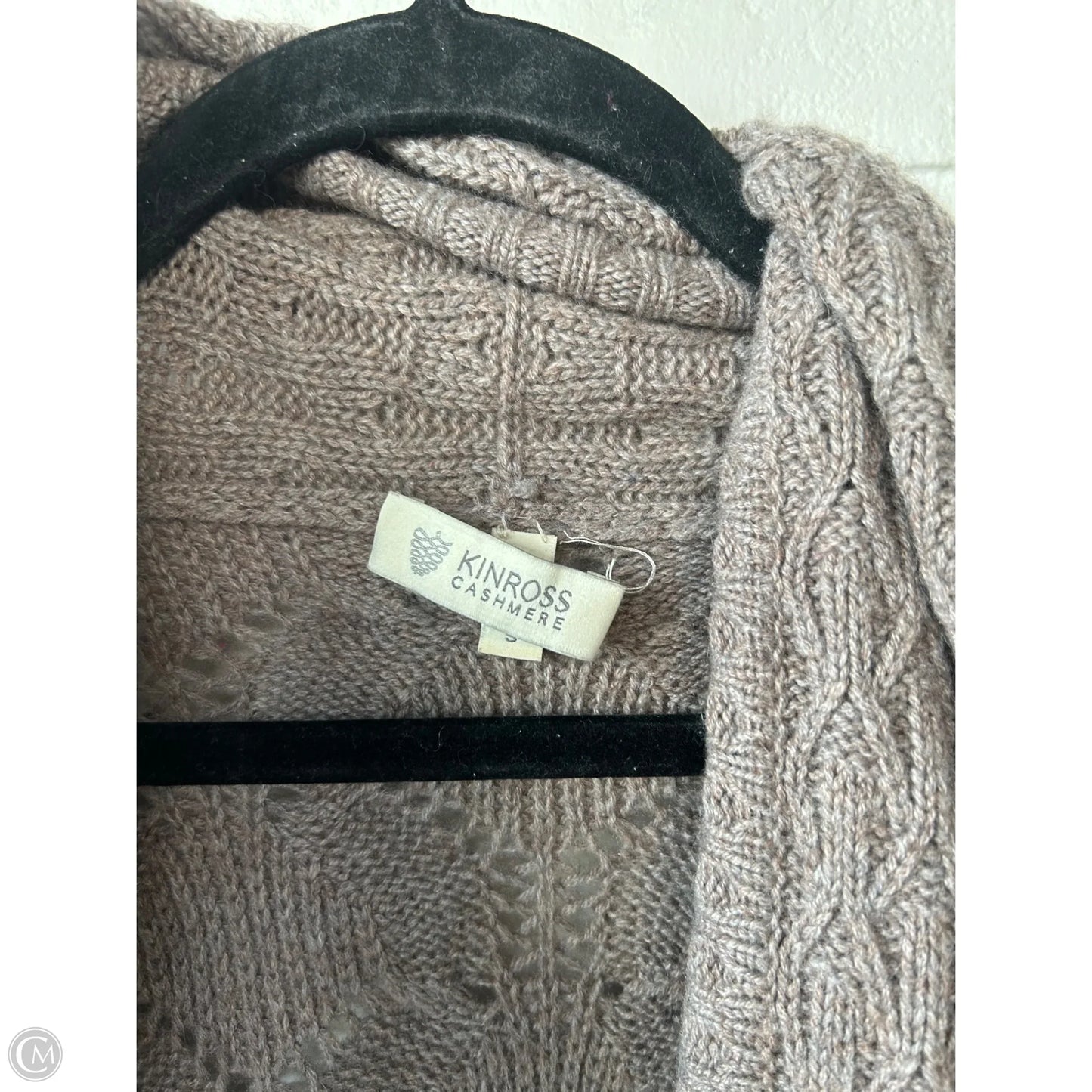 Sweater Cardigan Cashmere By Cmc In Tan, Size: S