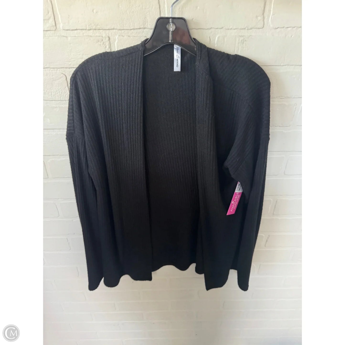 Cardigan By Clothes Mentor In Black, Size: L