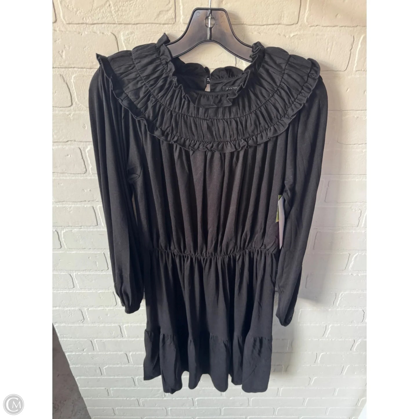 Dress Casual Short By Ann Taylor In Black, Size: S