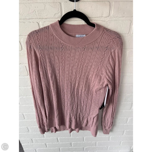 Sweater By Clothes Mentor In Pink, Size: L