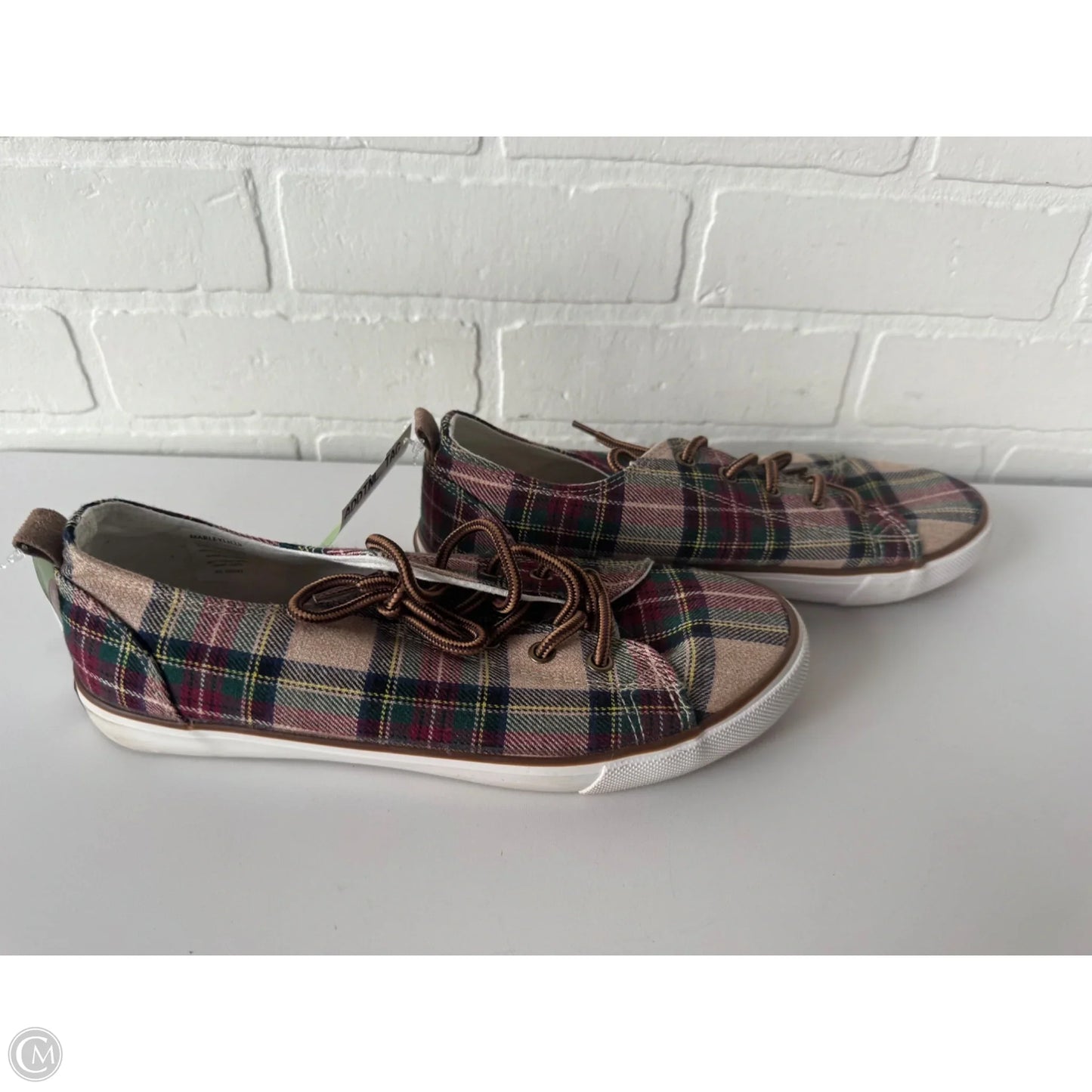 Shoes Sneakers By Cme In Brown & Green, Size: 9
