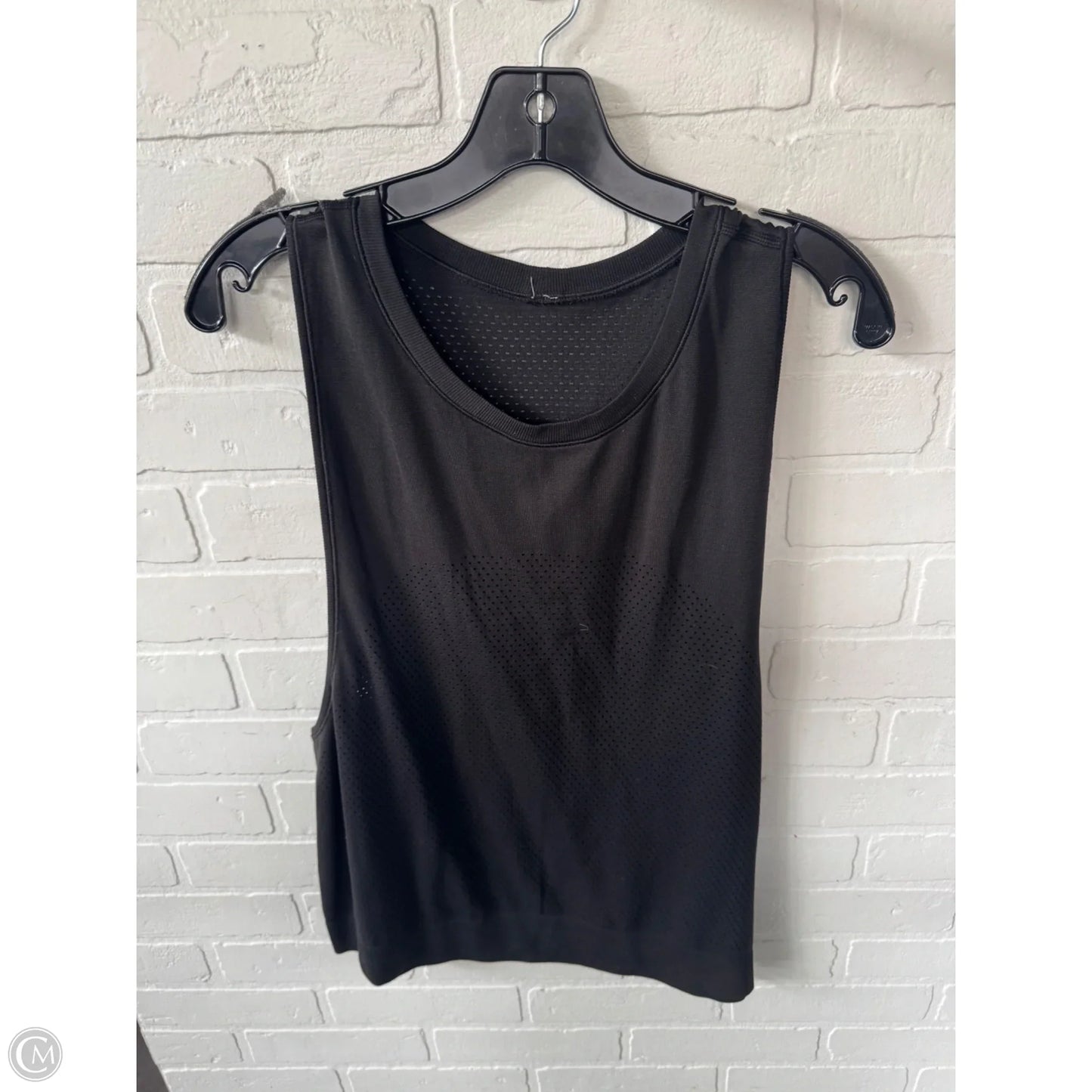 Athletic Tank Top By Lululemon In Black, Size: M