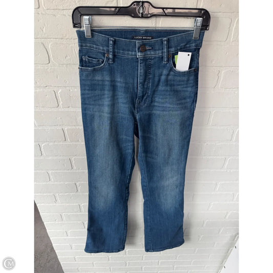 Jeans Boot Cut By Lucky Brand In Blue Denim, Size: 2