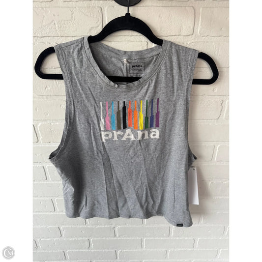 Top Sleeveless Basic By Prana In Grey, Size: M