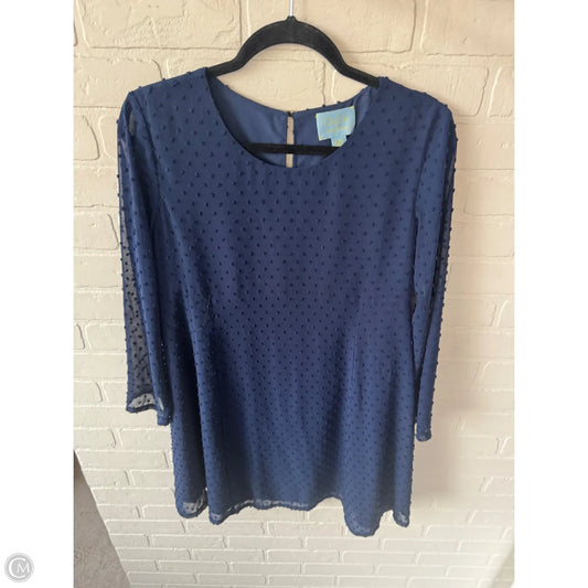Dress Casual Short By Cece In Blue, Size: M