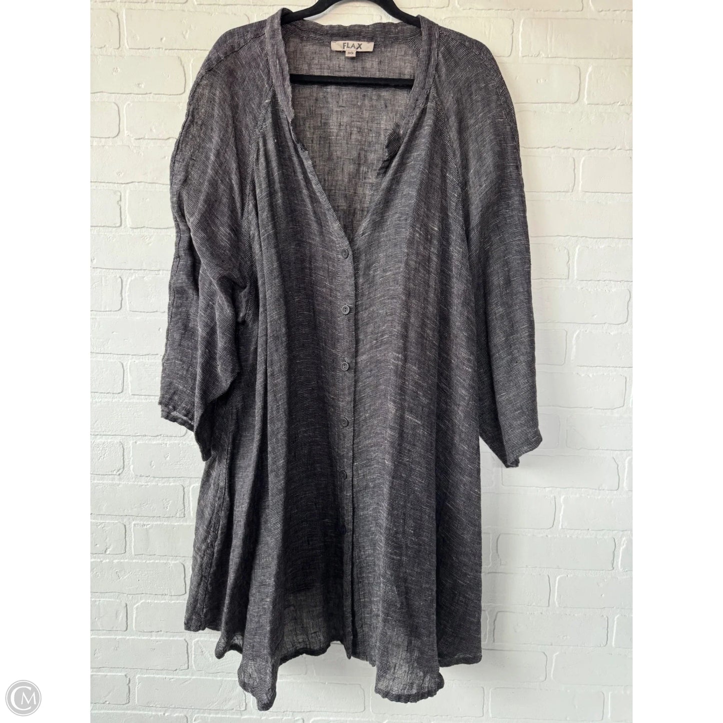 Blazer By Flax In Black, Size: 3x