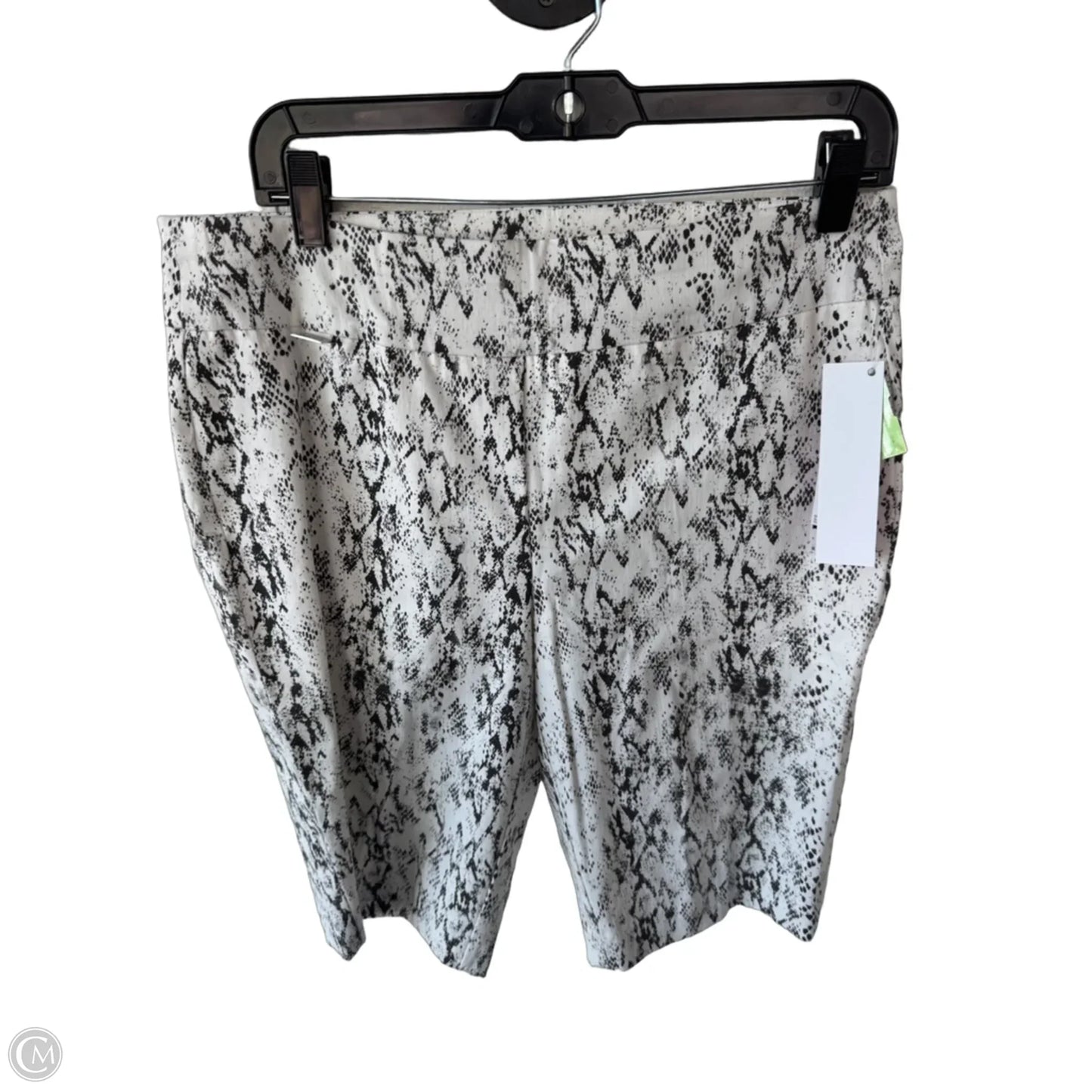 Shorts By Premise In Grey & White, Size: 12