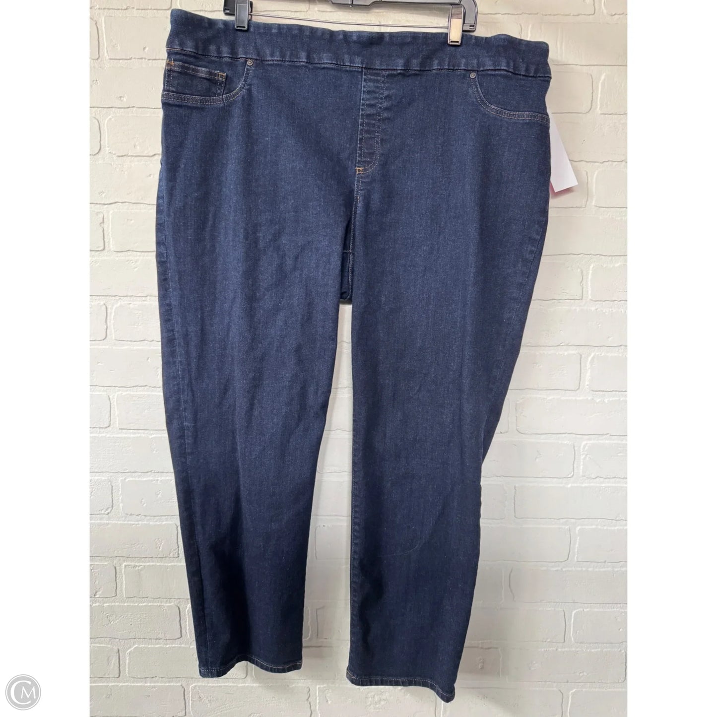 Jeans Jeggings By Chicos In Blue Denim, Size: 20