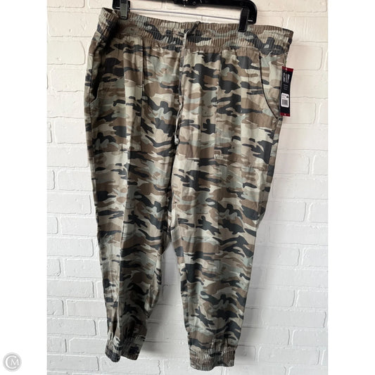 Pants Joggers By Gap In Camouflage Print, Size: 16