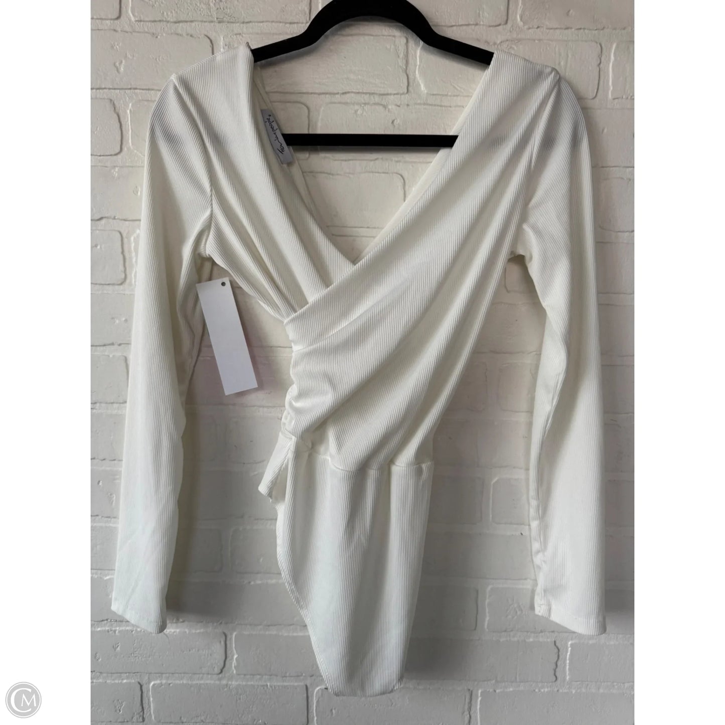 Bodysuit By Clothes Mentor In White, Size: M