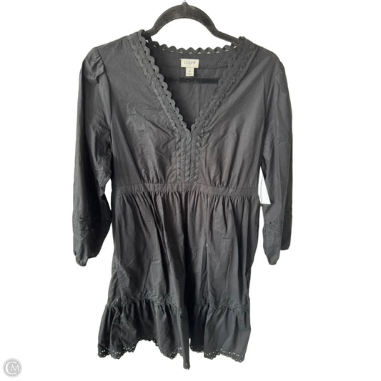 Dress Casual Midi By J. Crew In Black, Size: M
