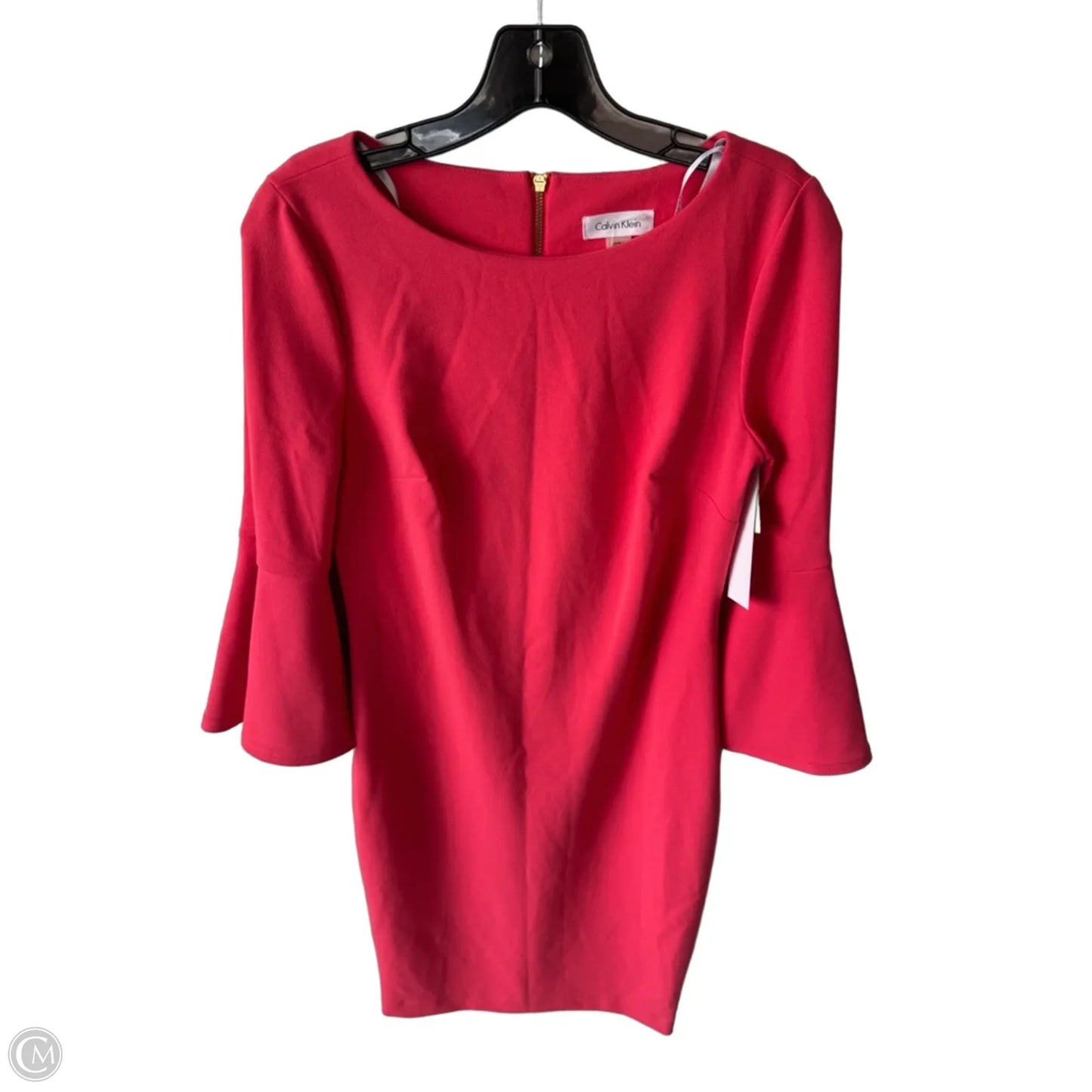 Dress Work By Calvin Klein In Pink, Size: S