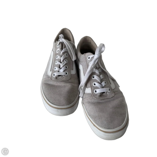 Shoes Sneakers By Vans In Tan & White, Size: 8