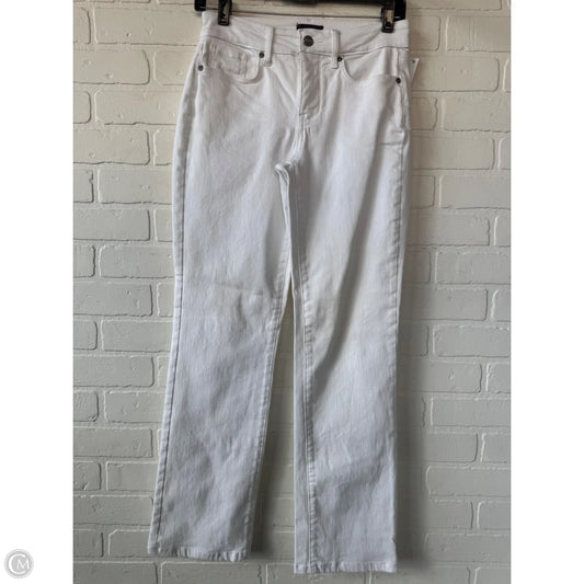 Jeans Straight By Not Your Daughters Jeans In White Denim, Size: 2