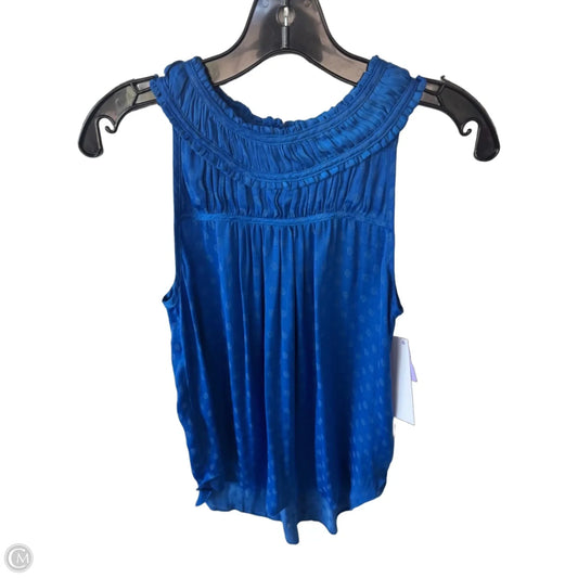 Top Sleeveless By Maeve In Blue, Size: S