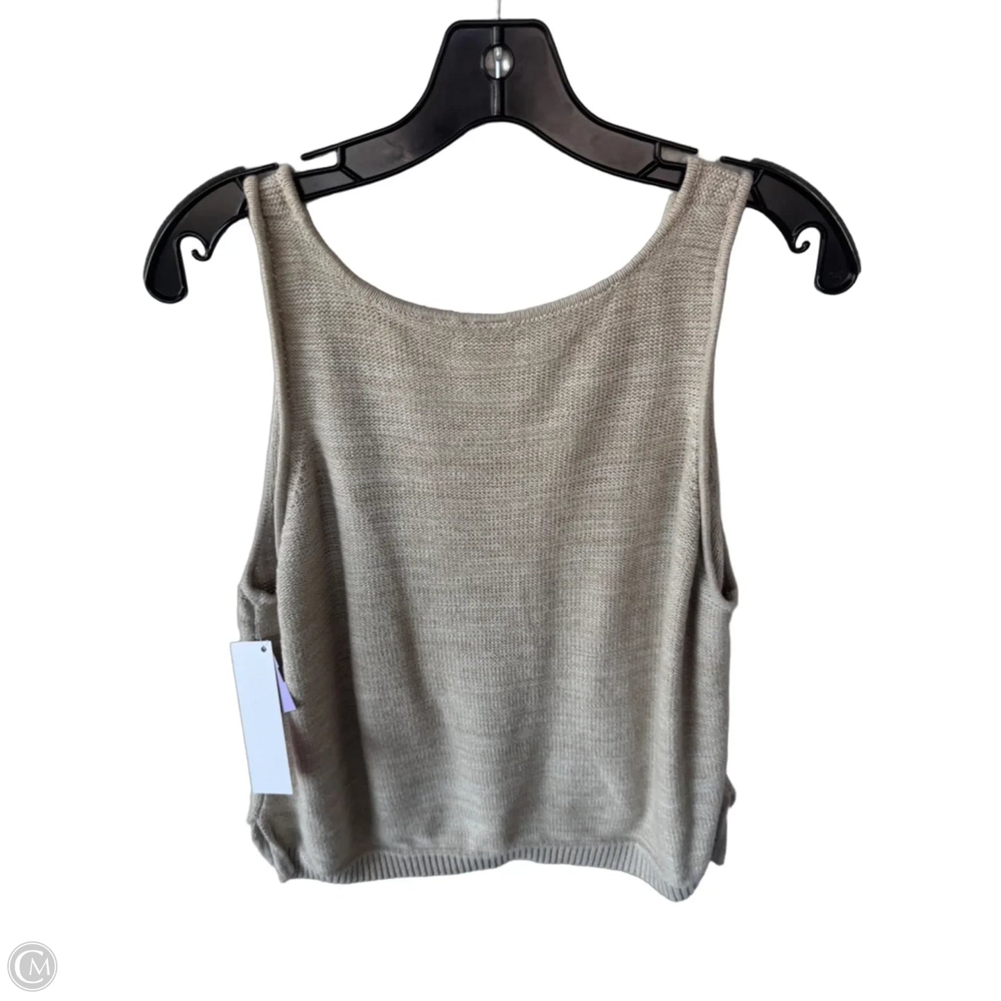 Vest Sweater By Gap In Tan, Size: Xl
