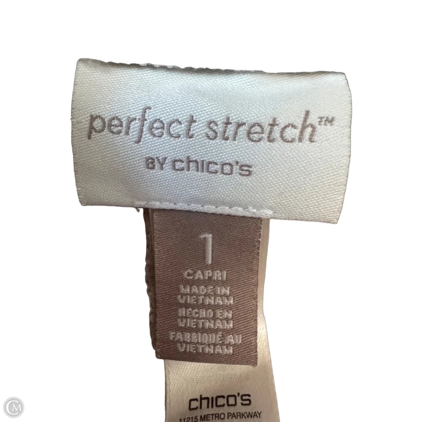 Capris By Chicos In Tan, Size: 8