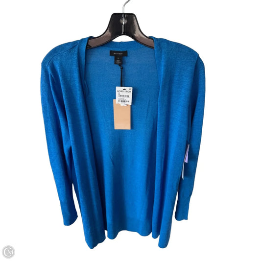 Sweater Cardigan By Halogen In Blue, Size: Xs