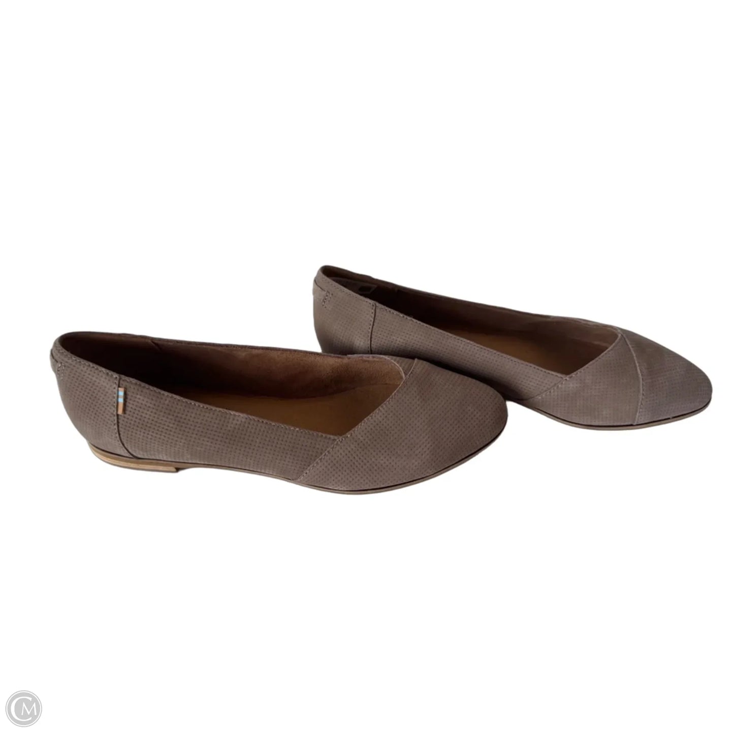 Shoes Flats By Toms In Brown, Size: 8.5