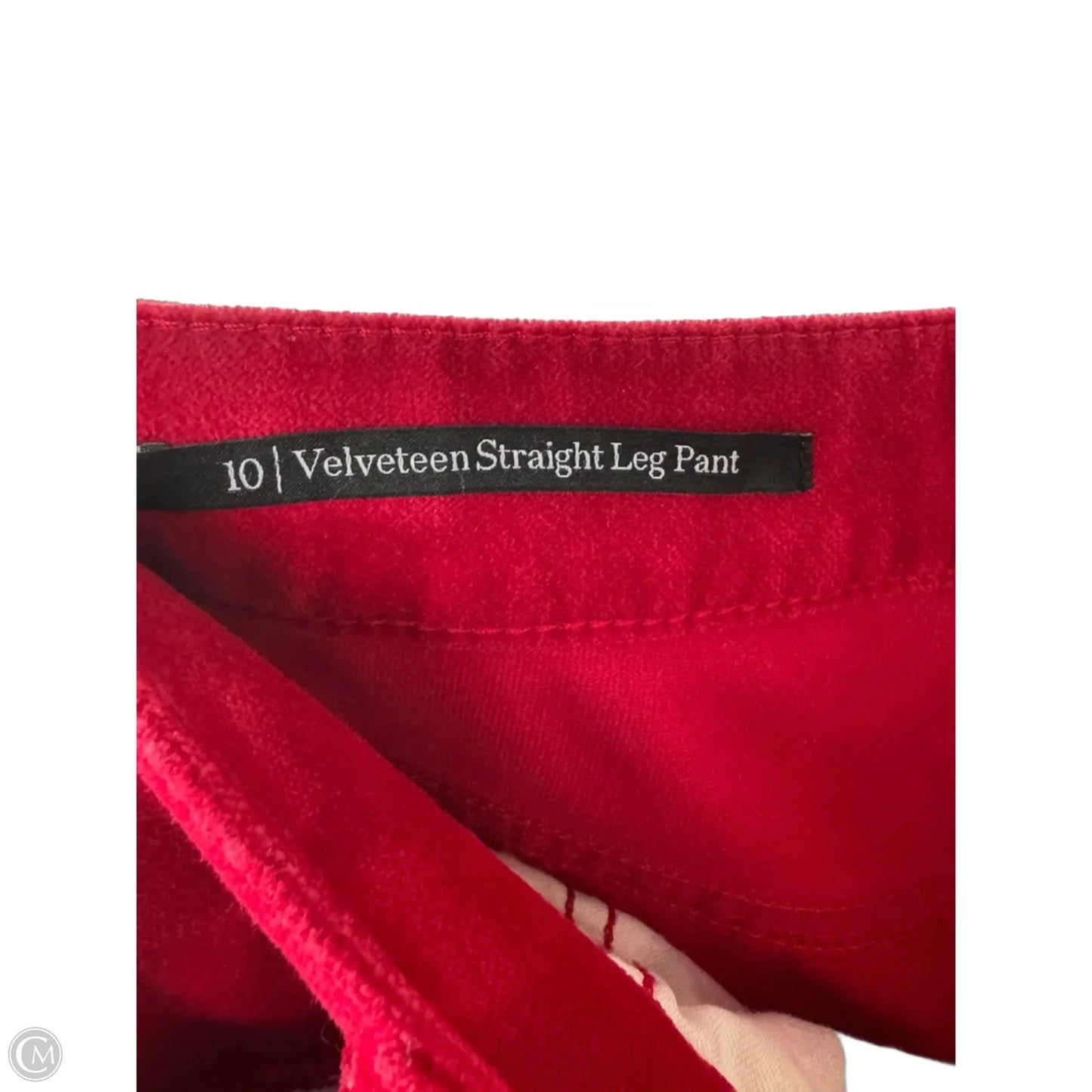 Pants Corduroy By Talbots In Red, Size: 10