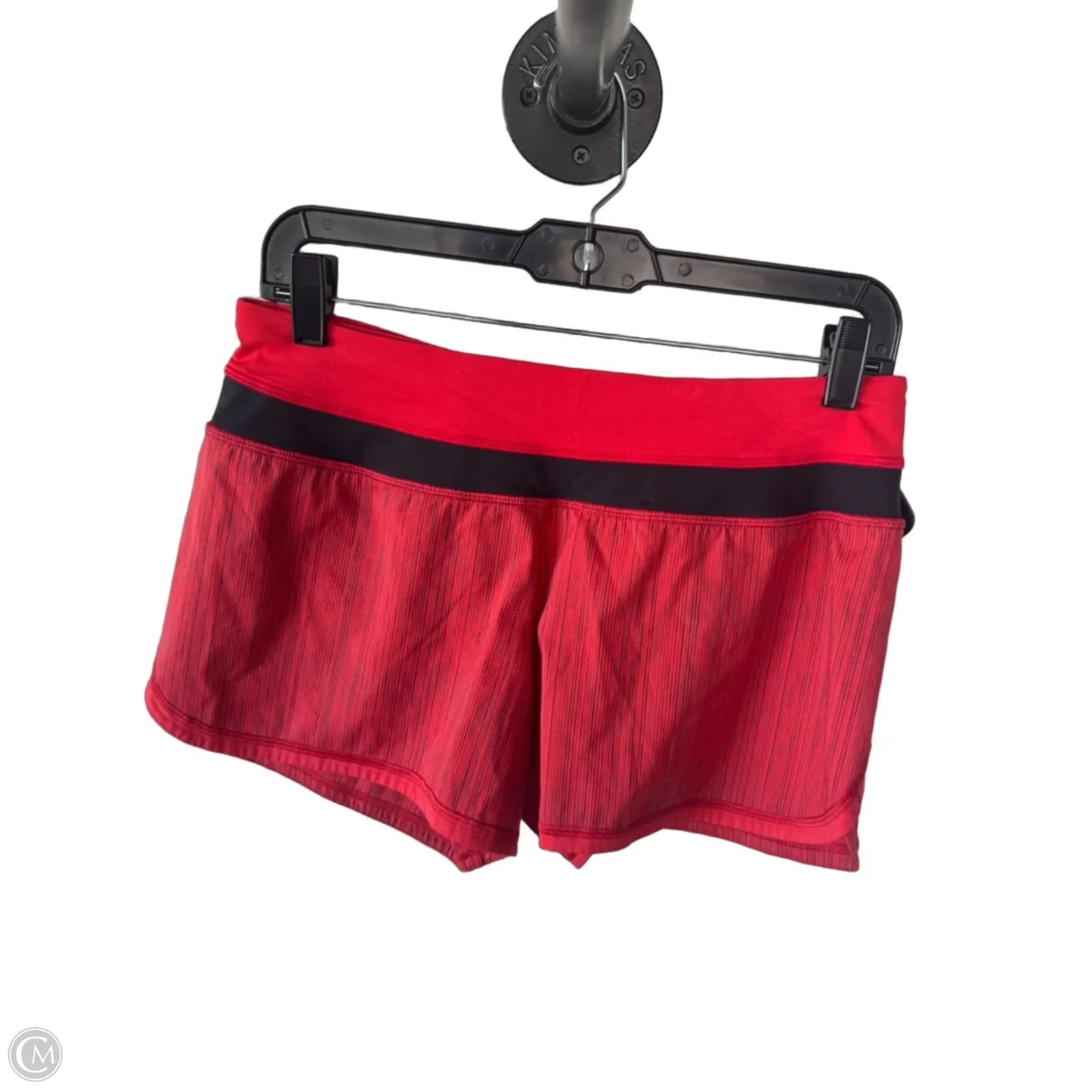 Athletic Shorts By Lululemon In Red, Size: 6