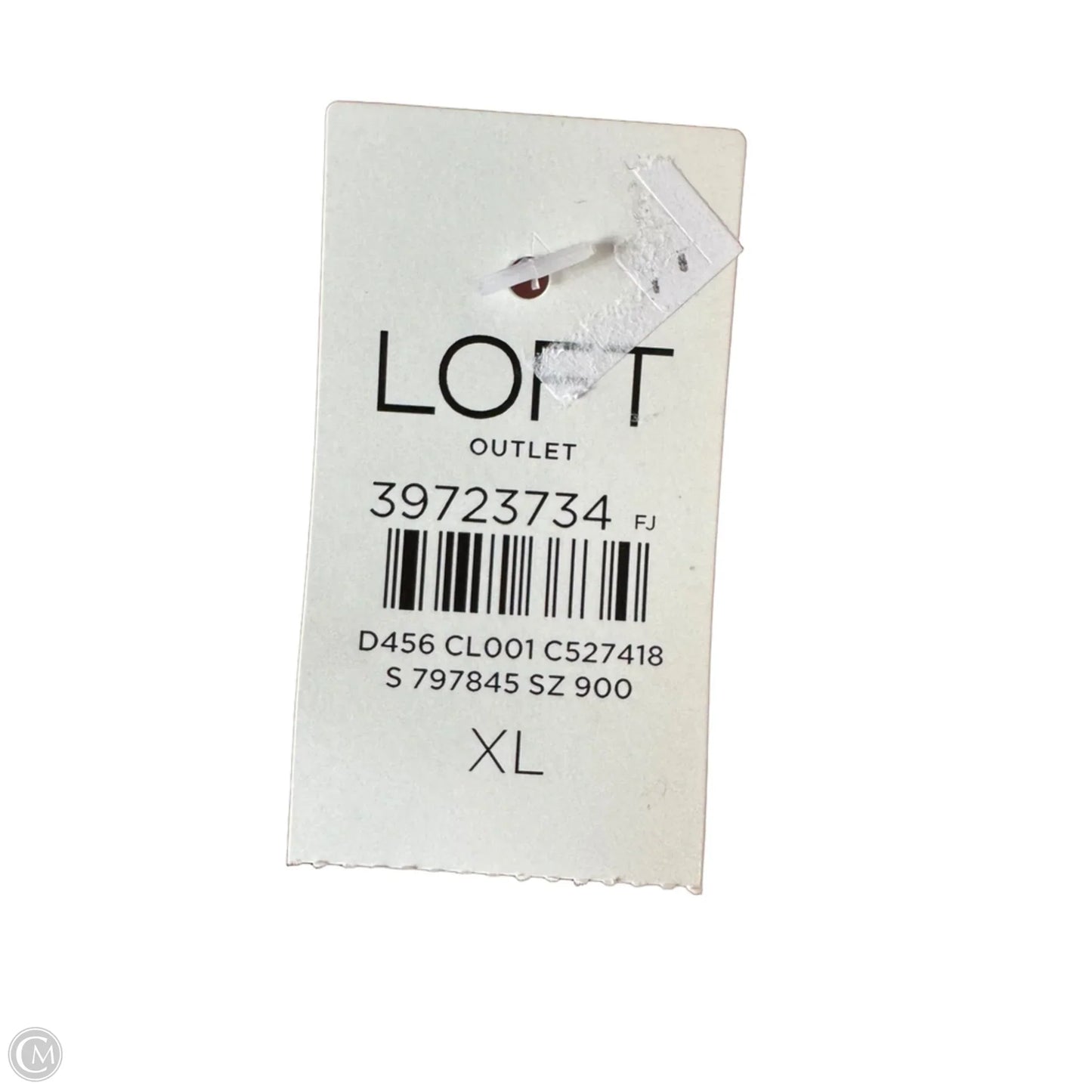 Sweater By Loft In Pink & Red, Size: Xl