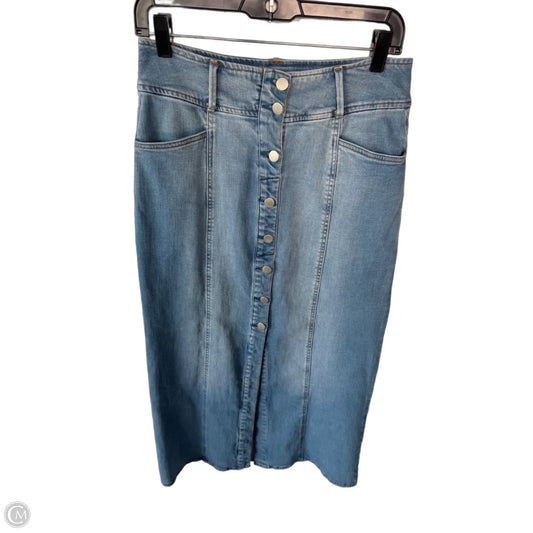 Skirt Maxi By Clothes Mentor In Blue Denim, Size: 2