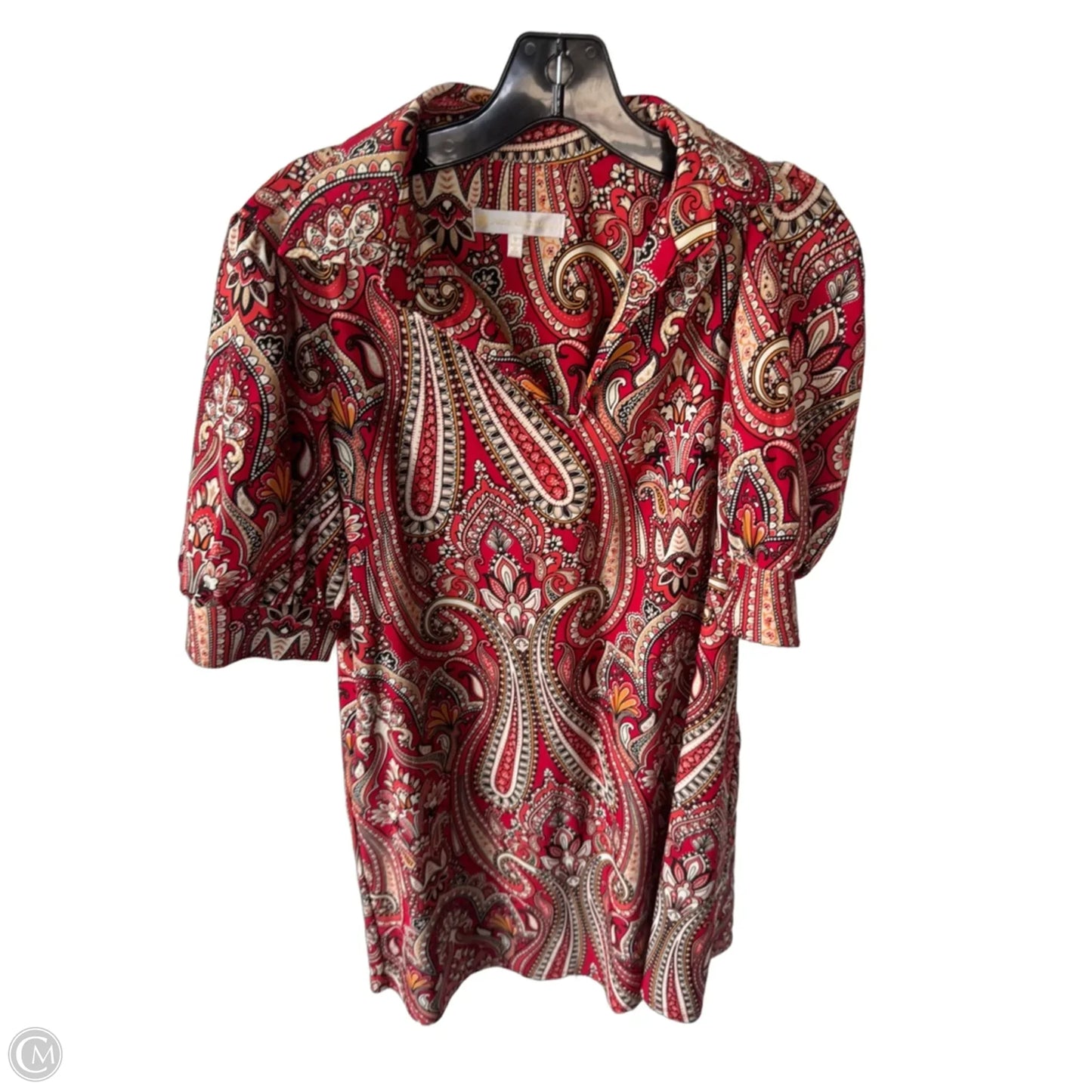 Dress Casual Short By Jude Connally In Red & Tan, Size: S