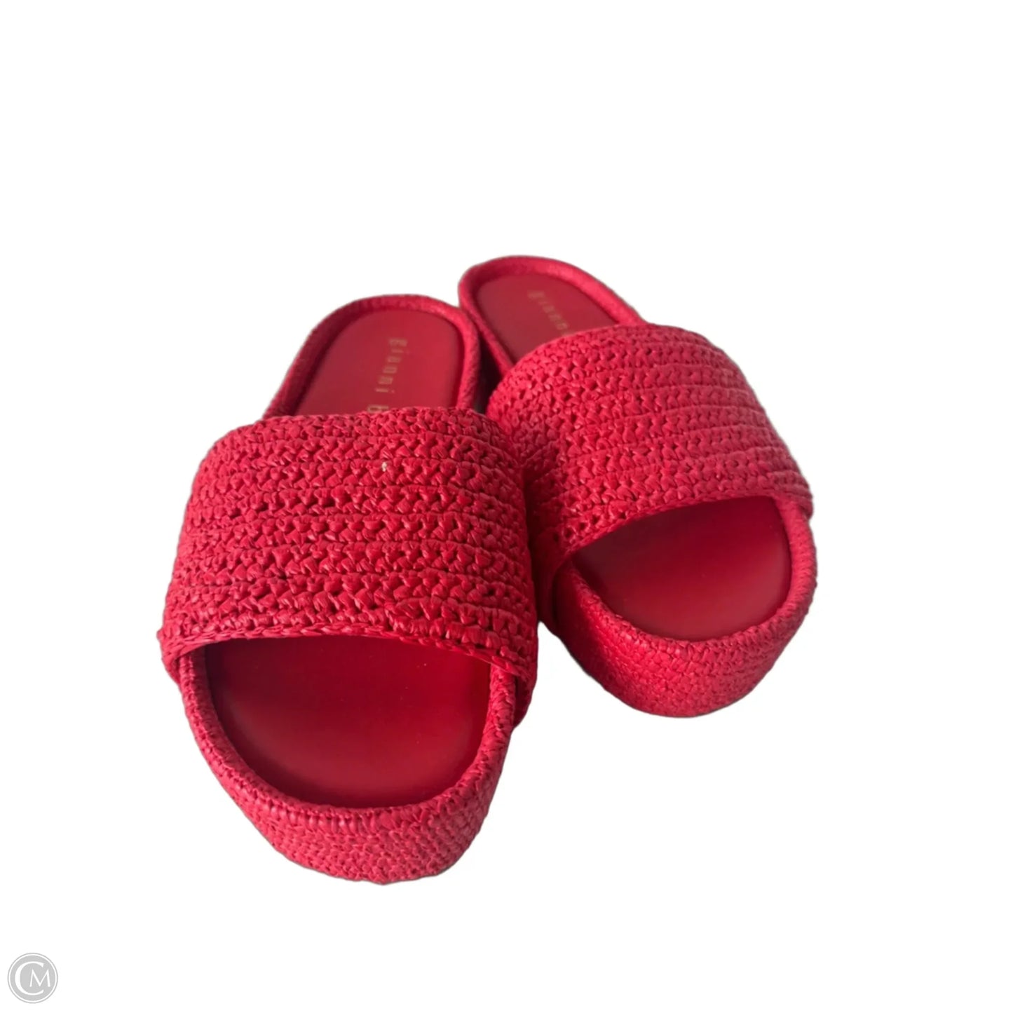Sandals Heels Platform By Gianni Bini In Red, Size: 8