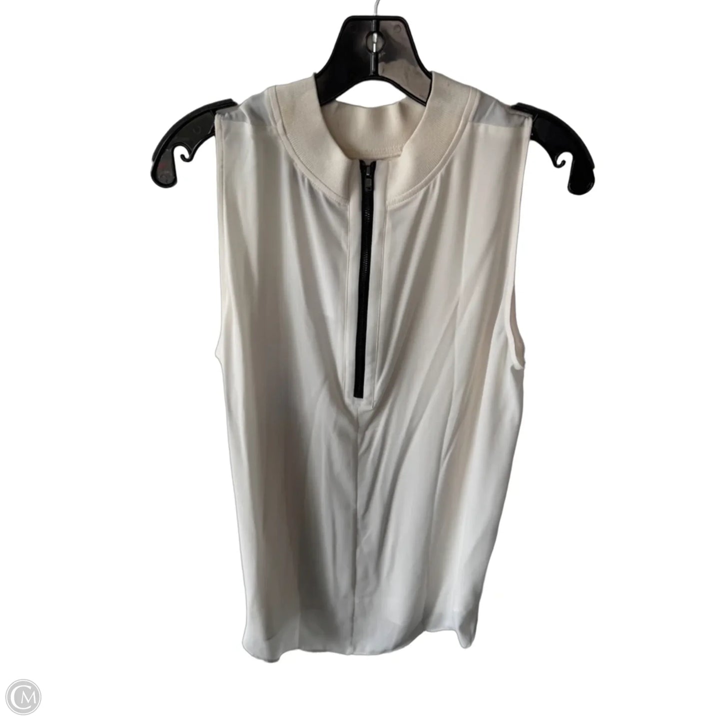 Top Sleeveless By Loft In Cream, Size: L