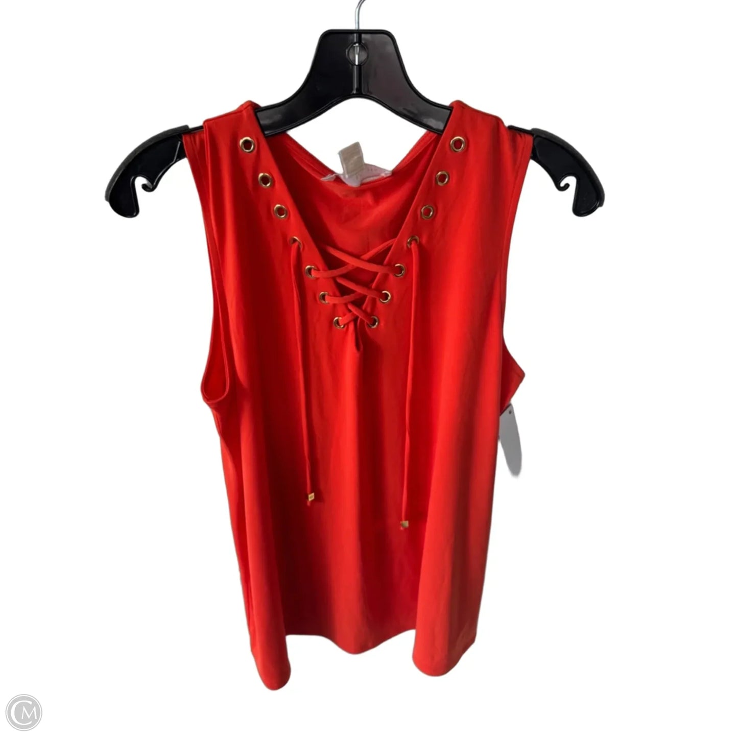 Top Sleeveless By Michael By Michael Kors In Orange, Size: L