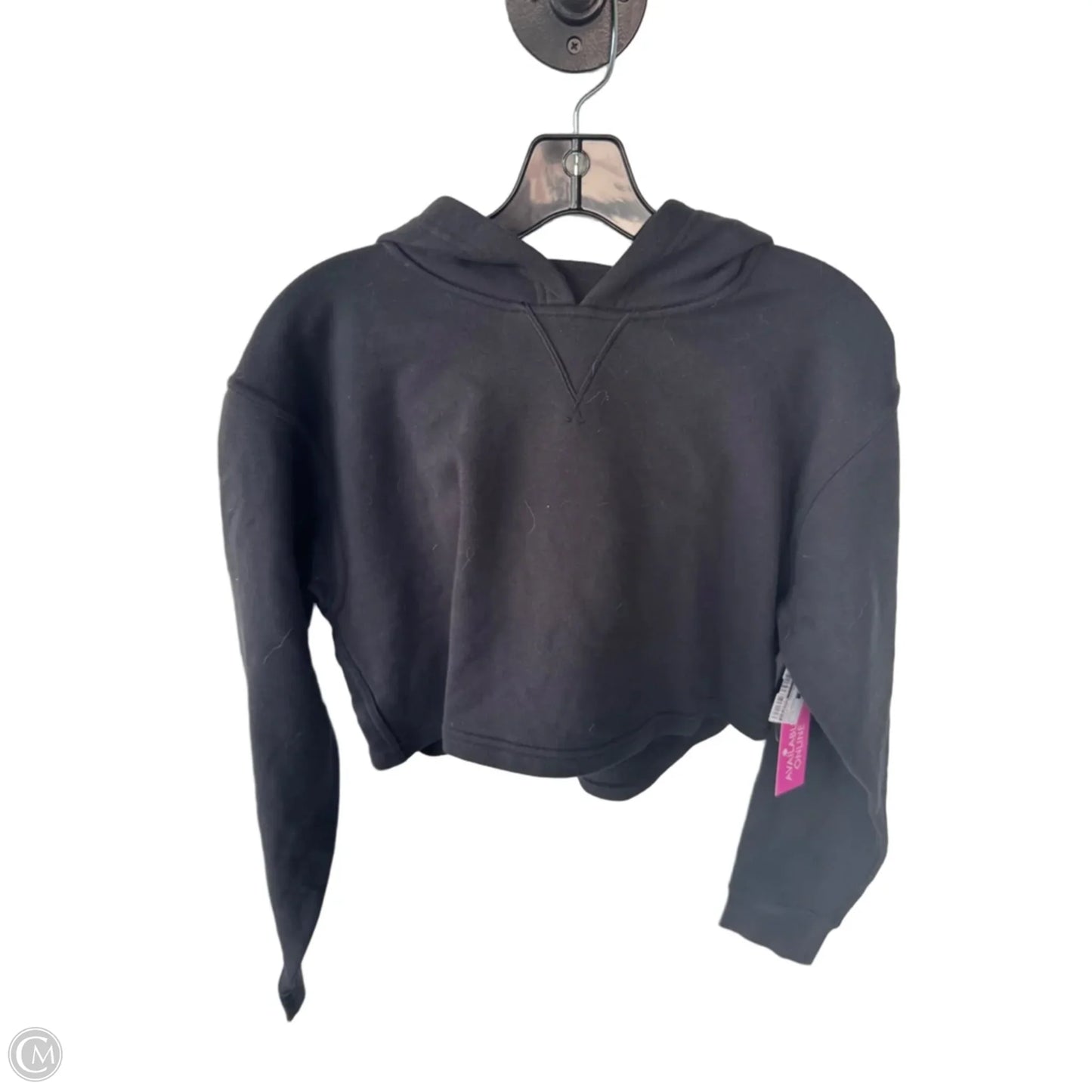 Athletic Sweatshirt Hoodie By Lululemon In Black, Size: S