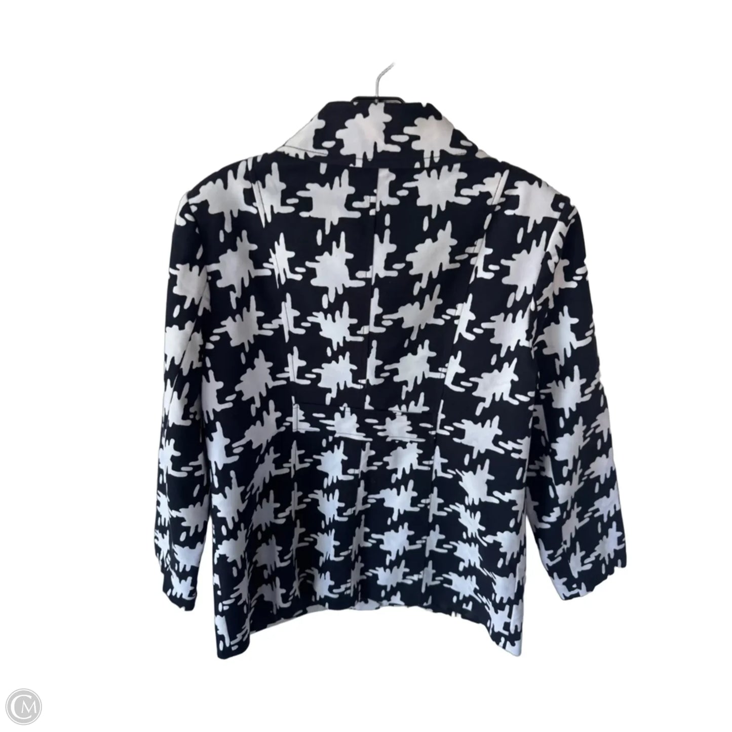 Blazer By Rafaella In Black & White, Size: Mp