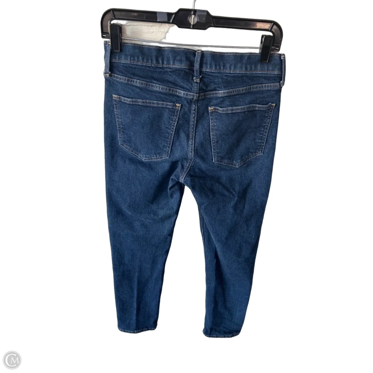 Jeans Straight By Gap In Blue Denim, Size: 6l