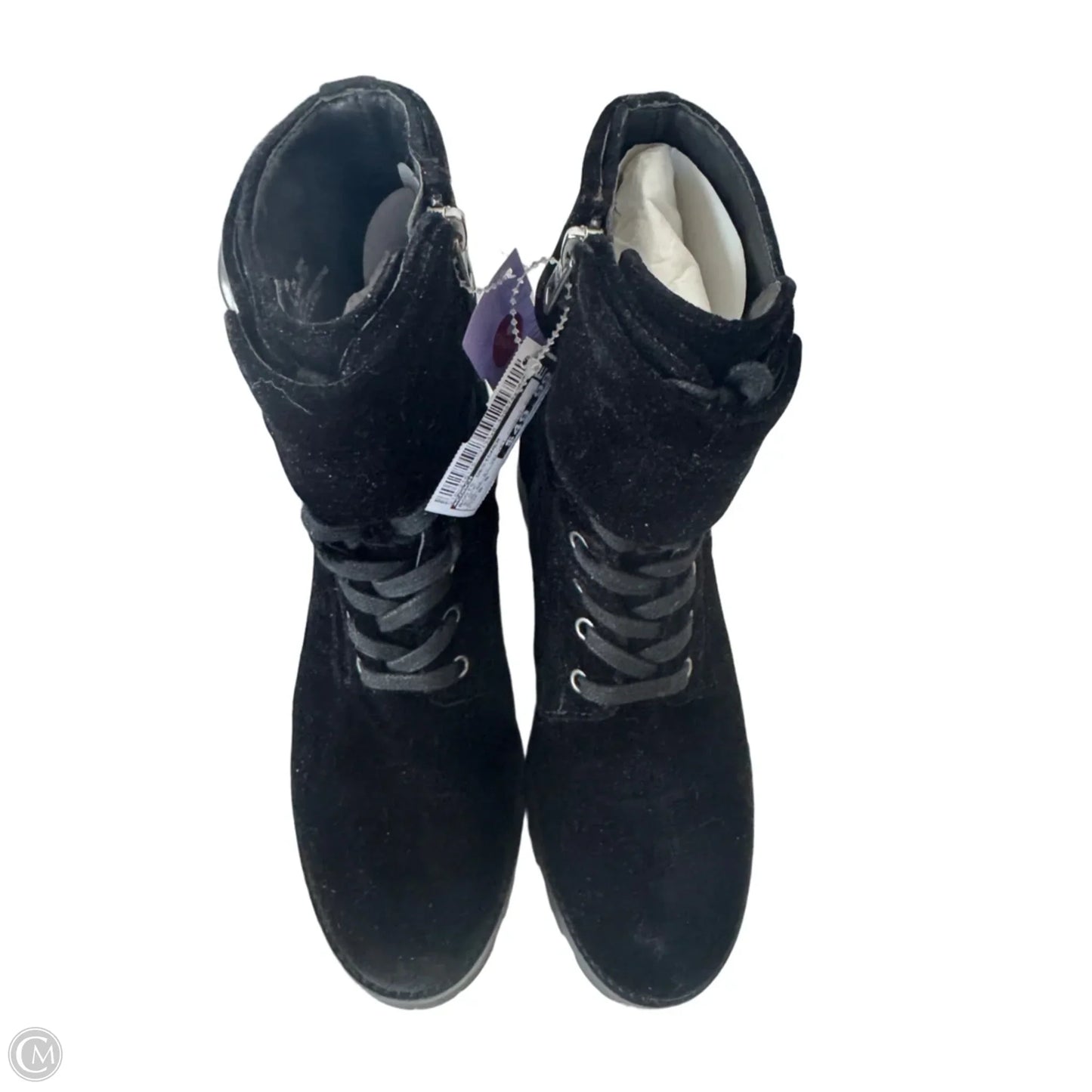 Boots Designer By Coach In Black, Size: 6.5