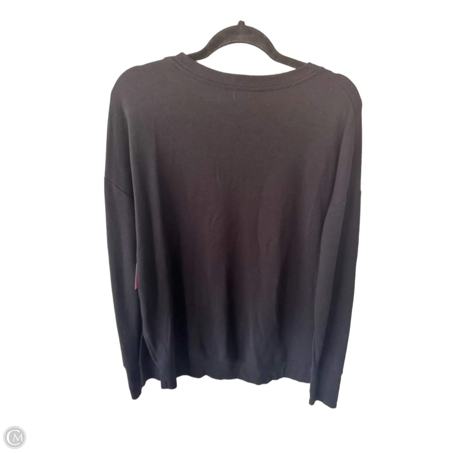 Athletic Sweatshirt Crewneck By Athleta In Black, Size: M
