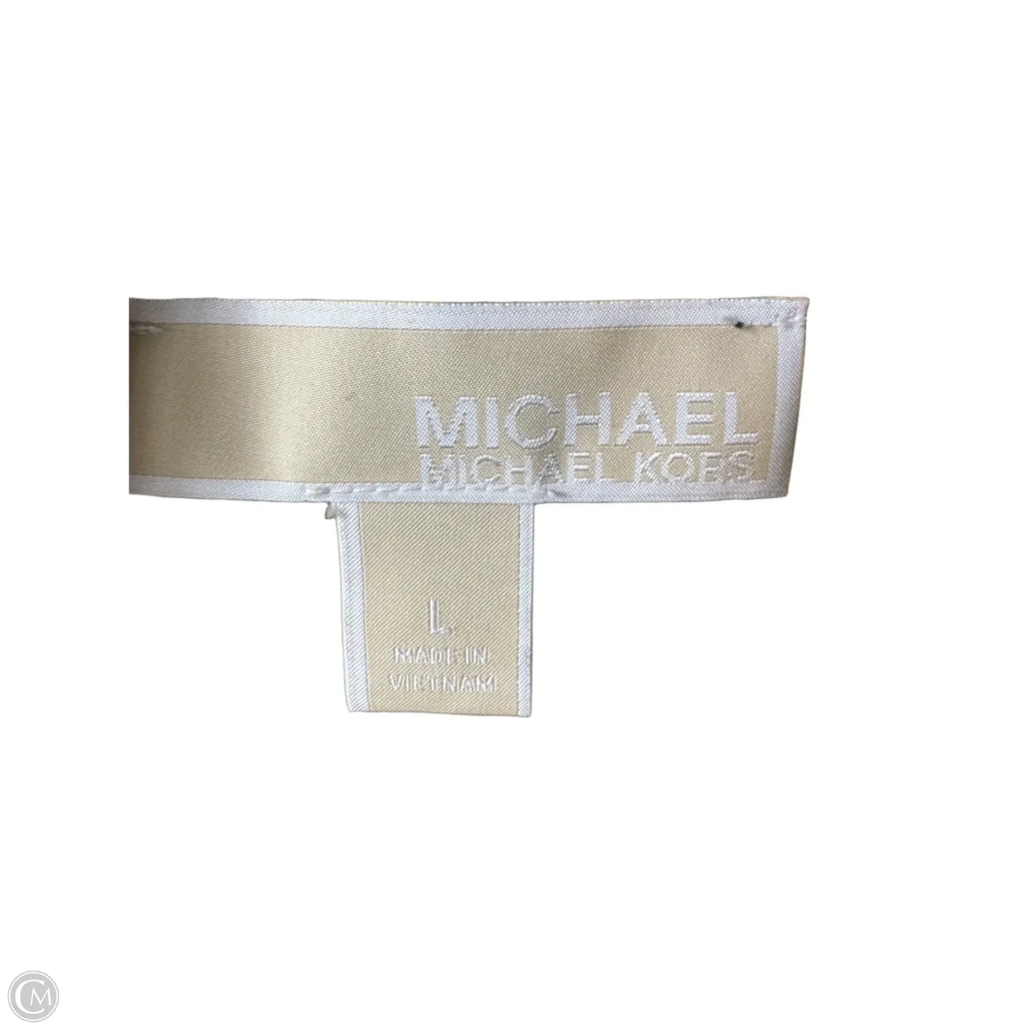 Dress Casual Short By Michael By Michael Kors In Black & Yellow, Size: L
