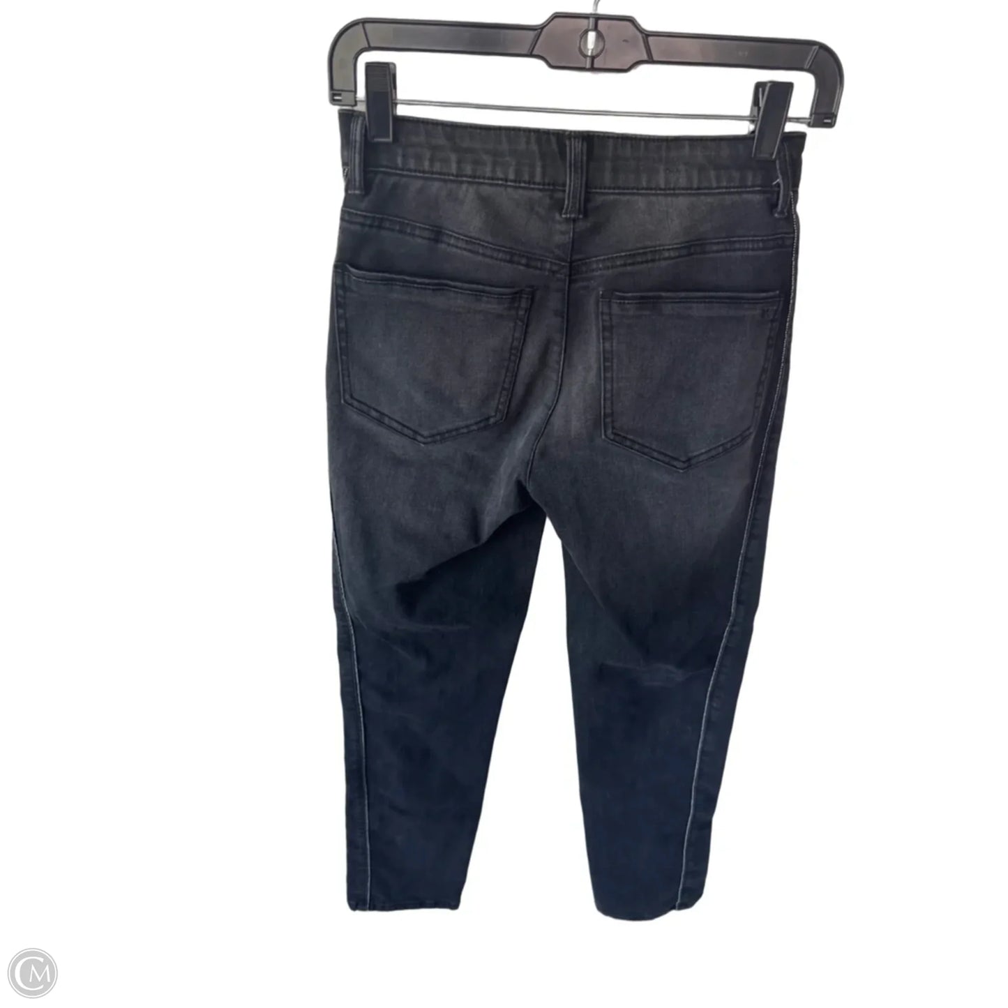 Jeans Straight By Wit & Wisdom In Black Denim, Size: 0