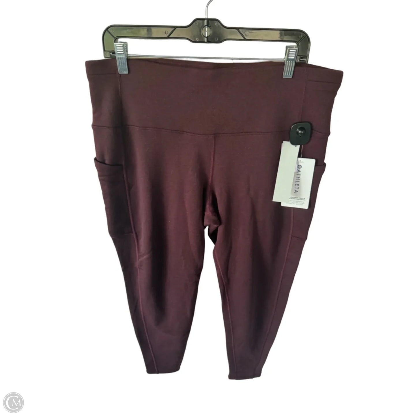 Athletic Leggings By Athleta In Red, Size: 18
