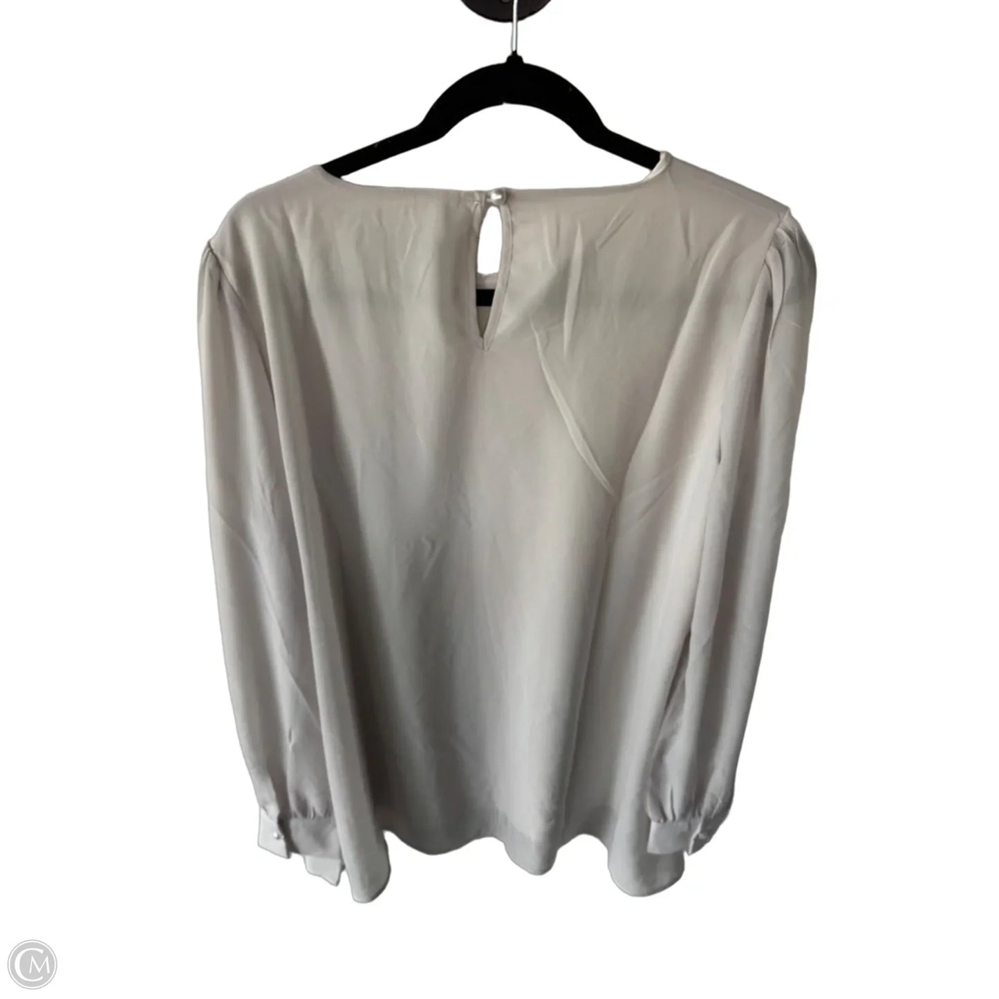 Top Long Sleeve By Zenana In Tan, Size: L