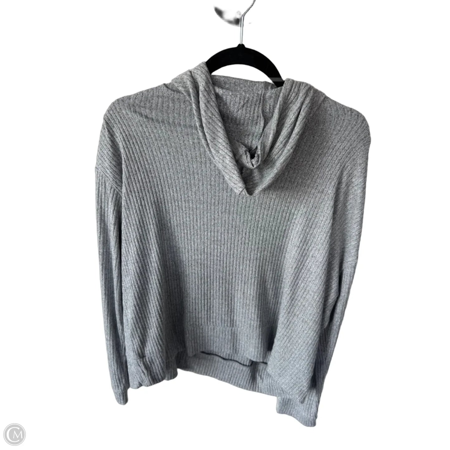 Top Long Sleeve By Nhl In Grey & Red, Size: L